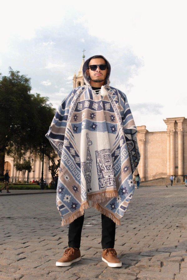 PONCHO ALPACA MIXTO