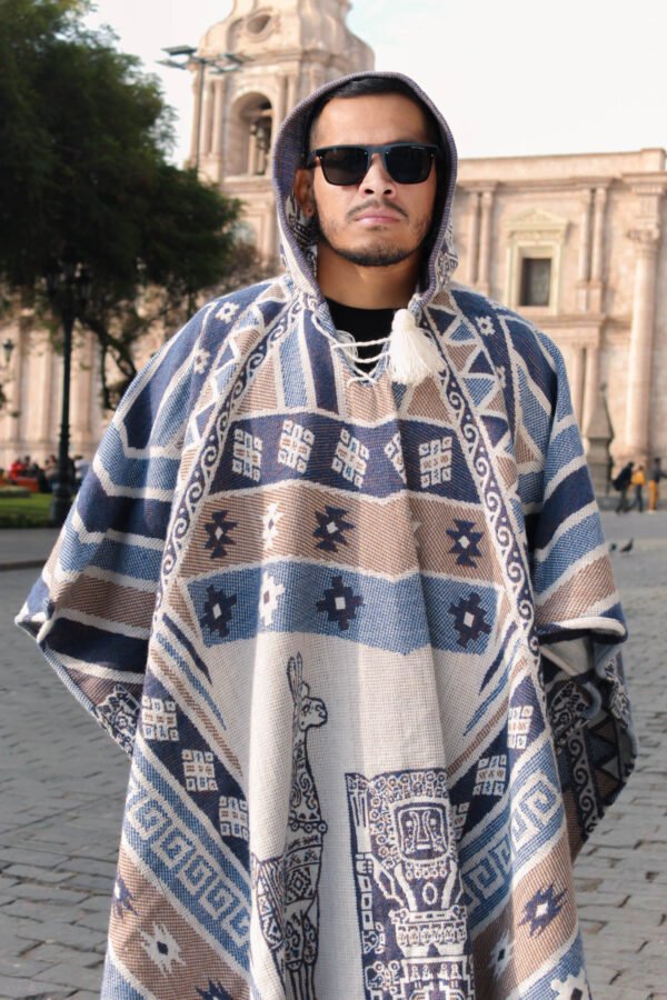 PONCHO ALPACA MIXTO - Imagen 2